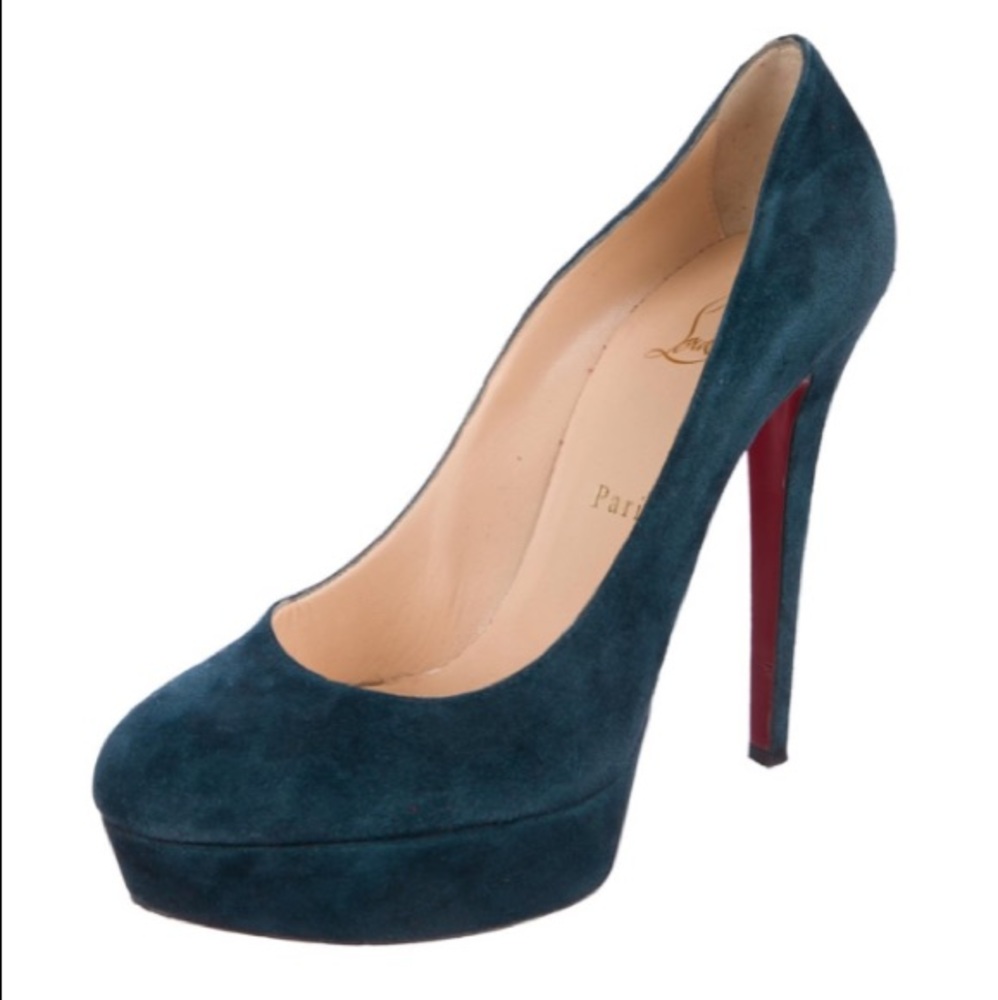 Blue suede CL’s